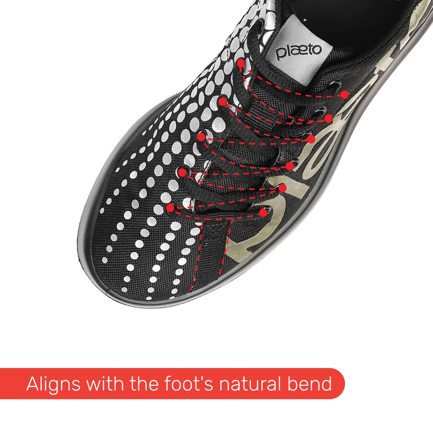 Slam Men's Sports Shoes - Black / Gold