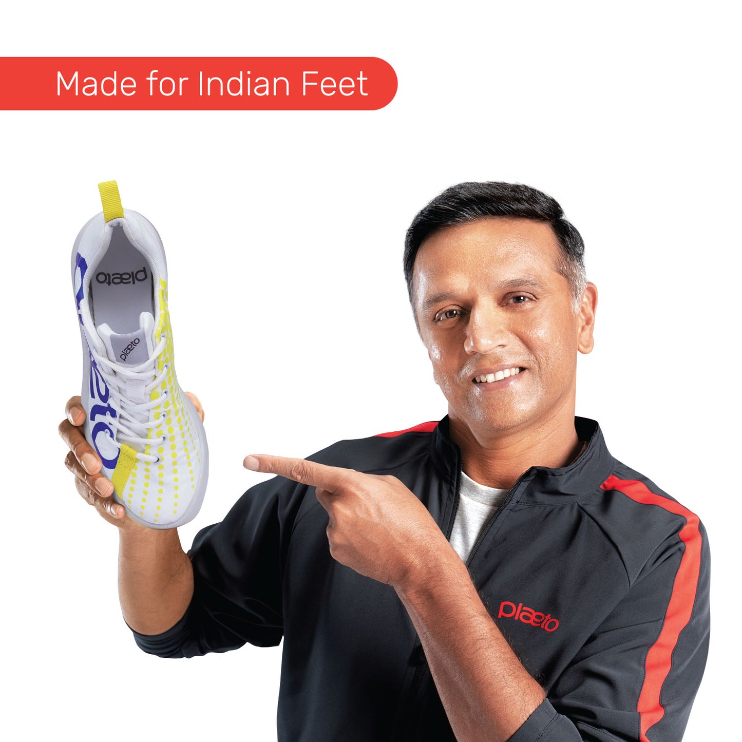 Slam Men's Sports Shoes - White / Yellow