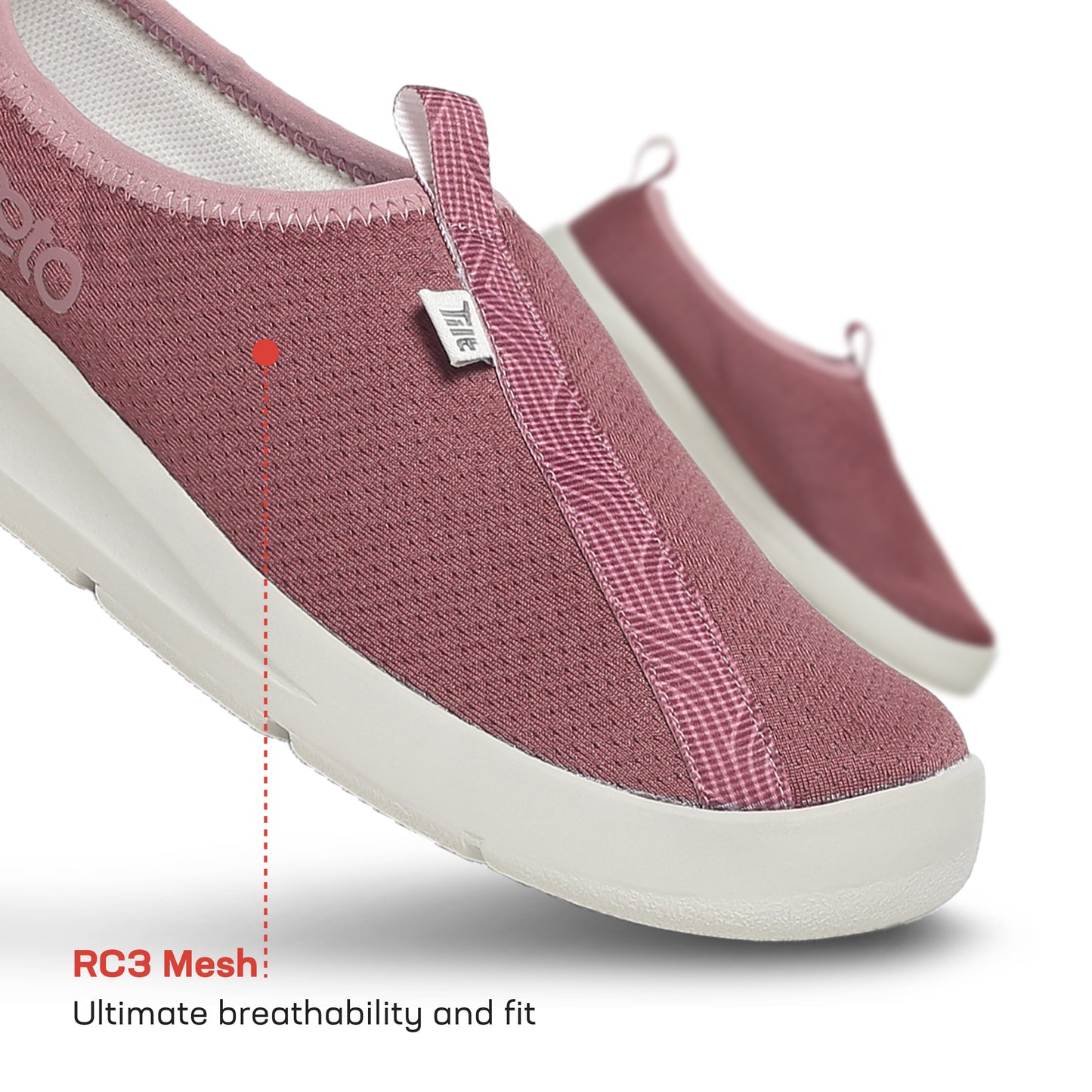 EZPlay Slip Ons for Women- Pink / Pink
