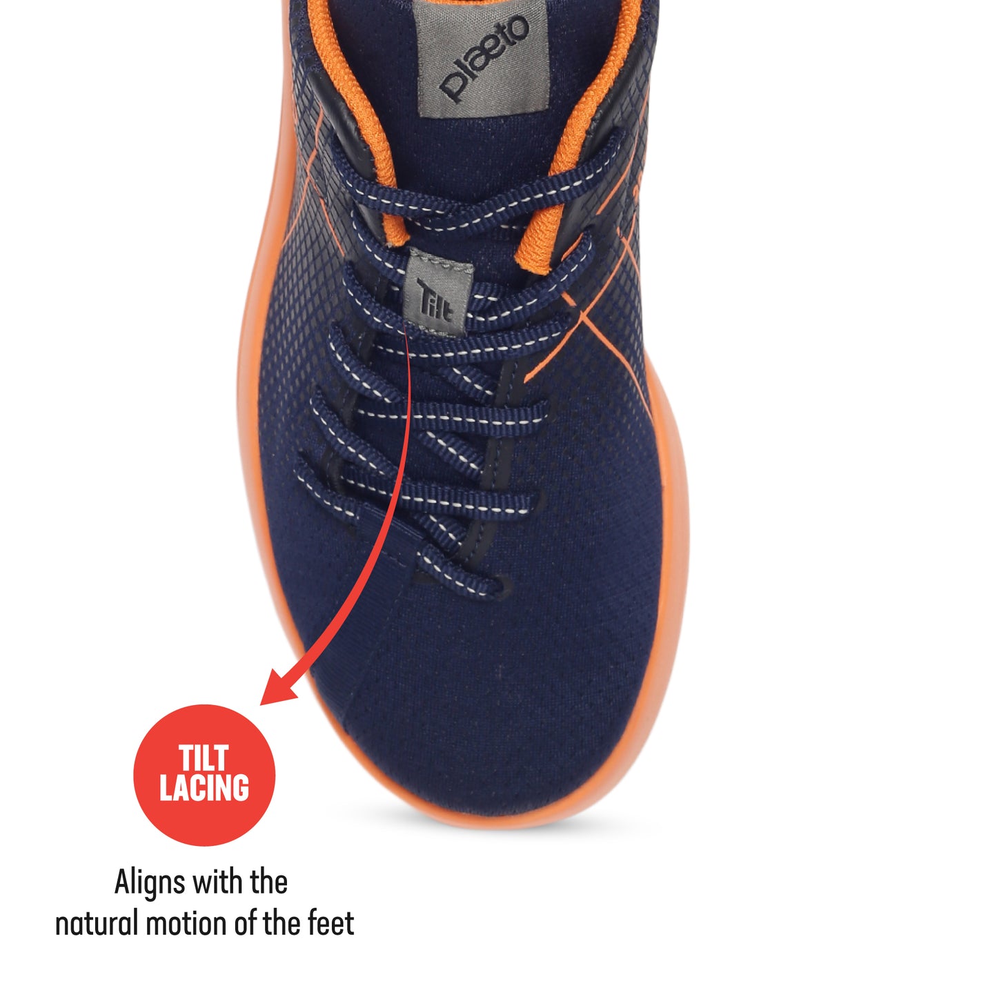 Block 5 Men's Multiplay Sneakers - Navy Blue / Orange