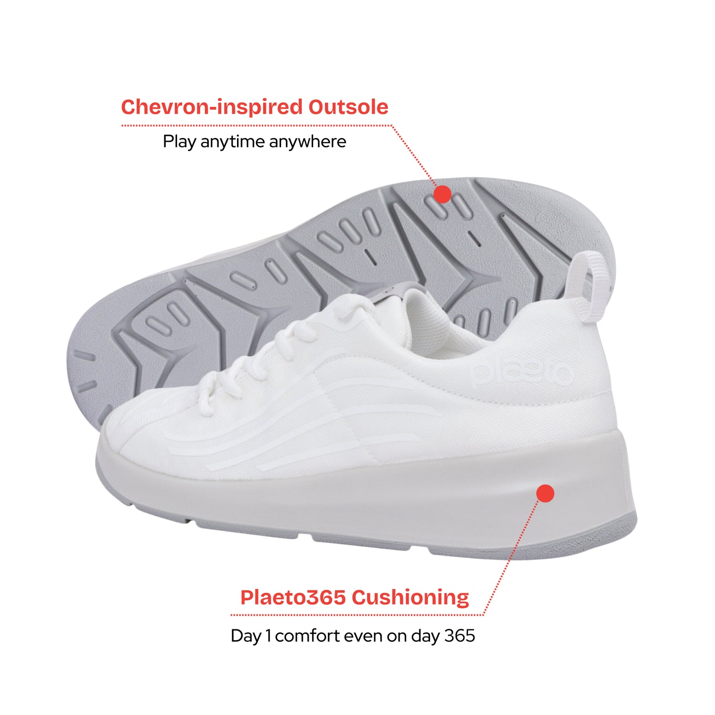 Nova Multiplay School Shoes (5 - 12 UK) - White