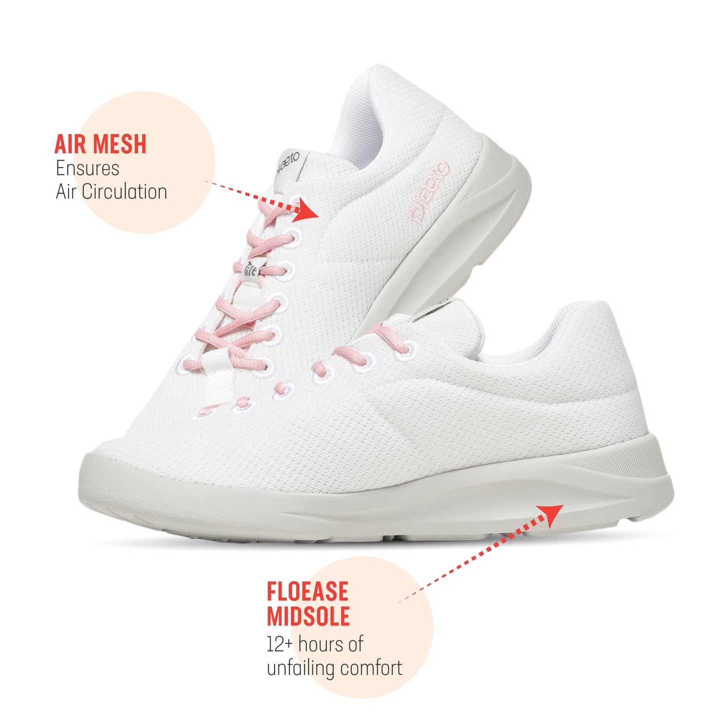 Classic Women's Multiplay Sneakers - White / Pink