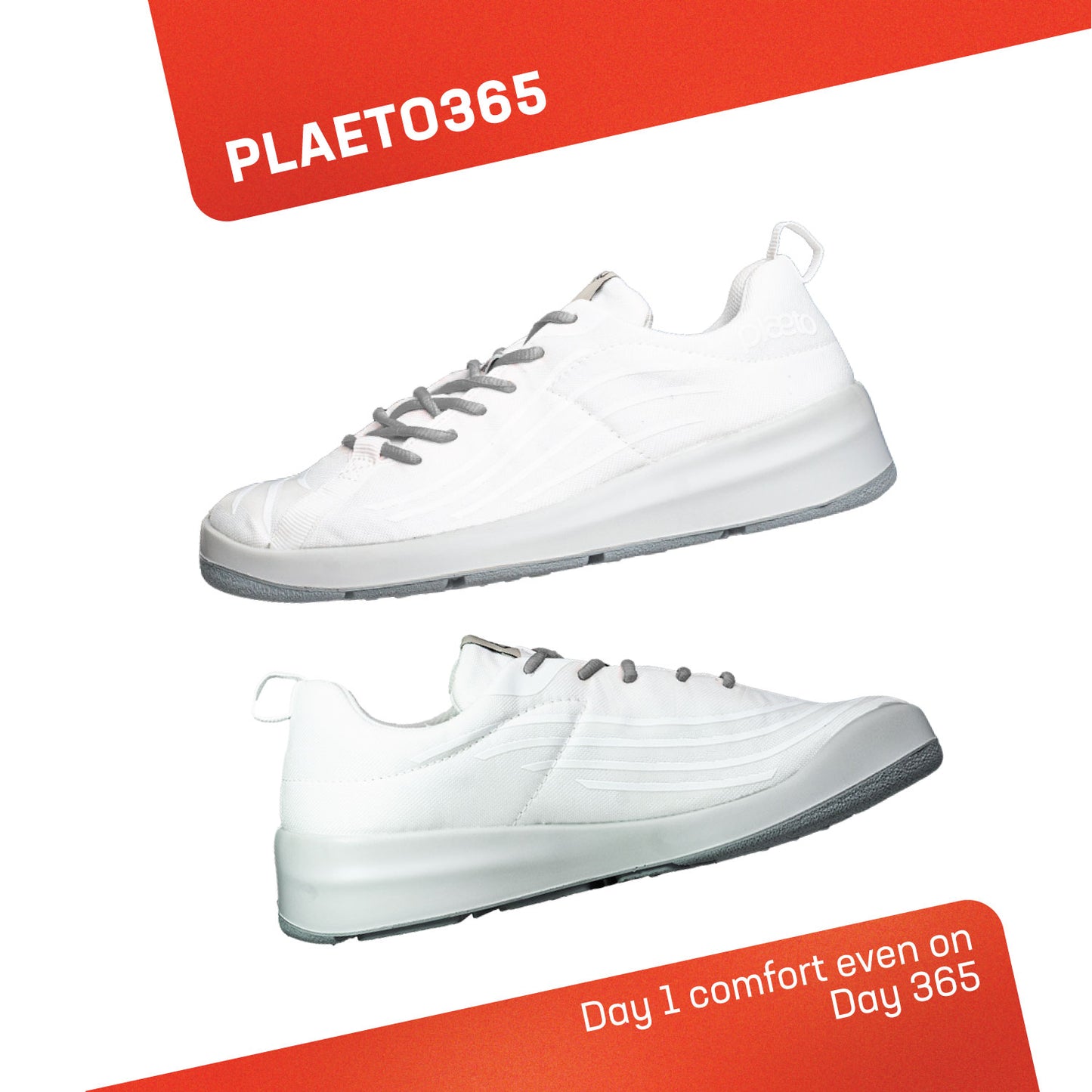 Men's Versatile Sneakers - Nova White Grey