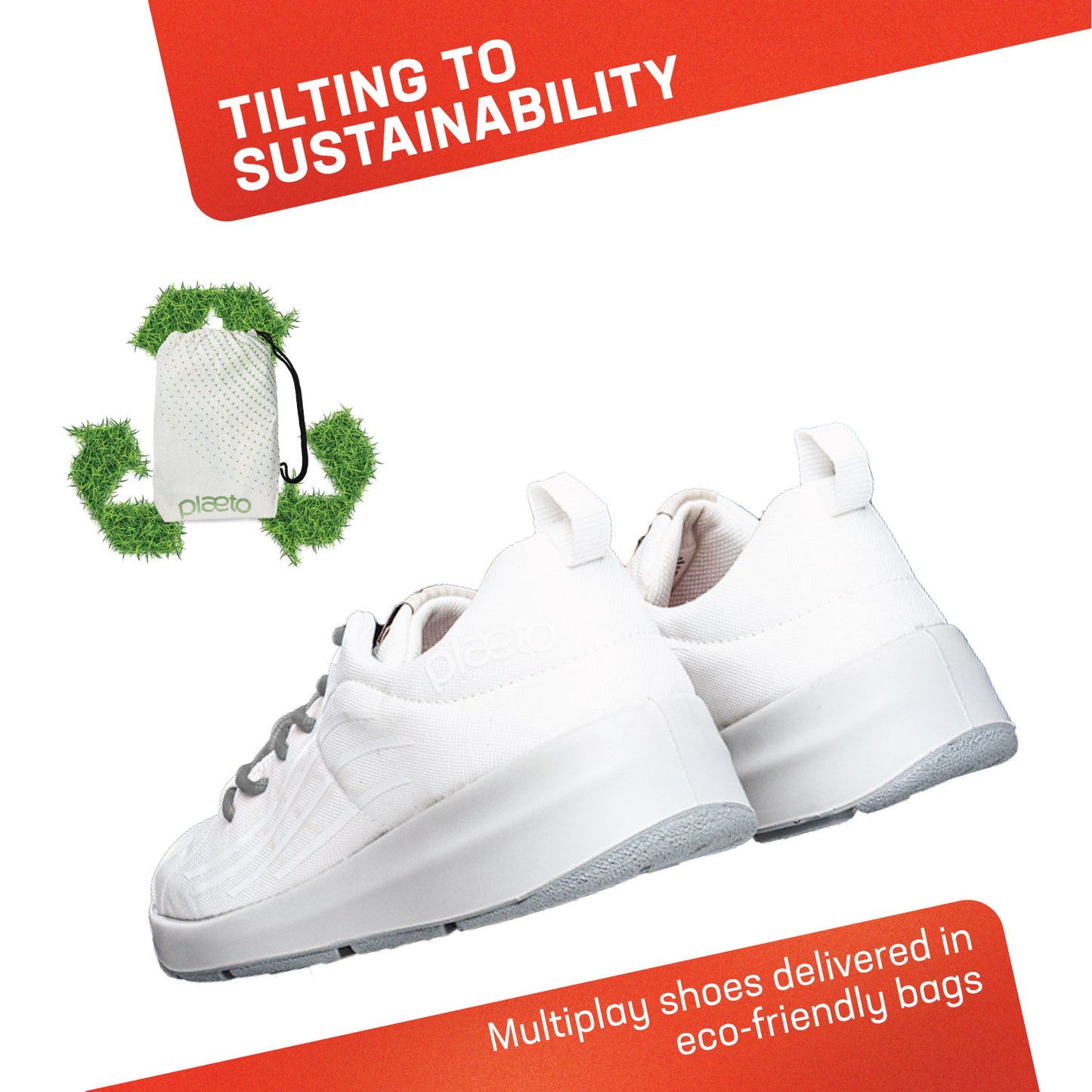 Men's Versatile Sneakers - Nova White Grey