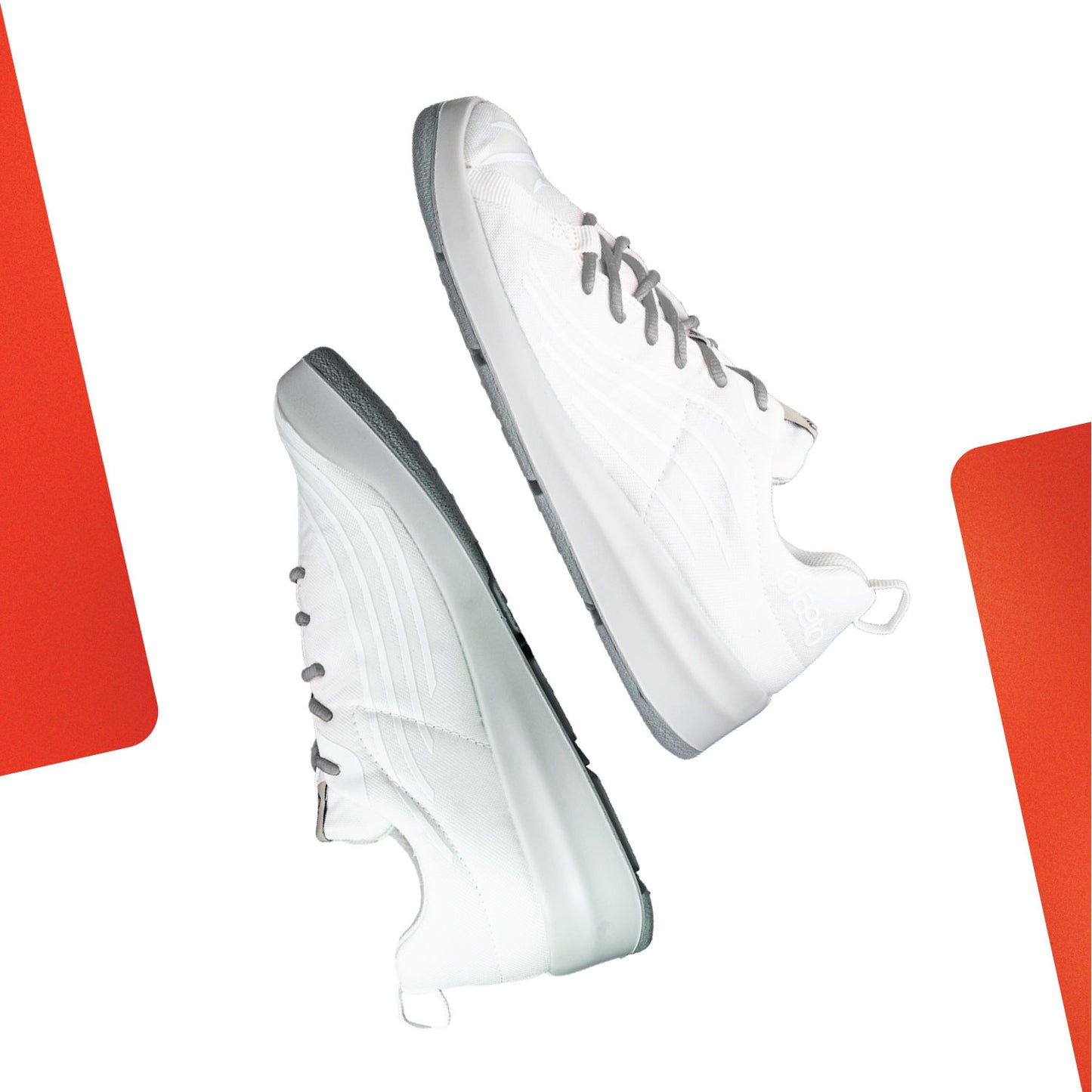 Men's Versatile Sneakers - Nova White Grey