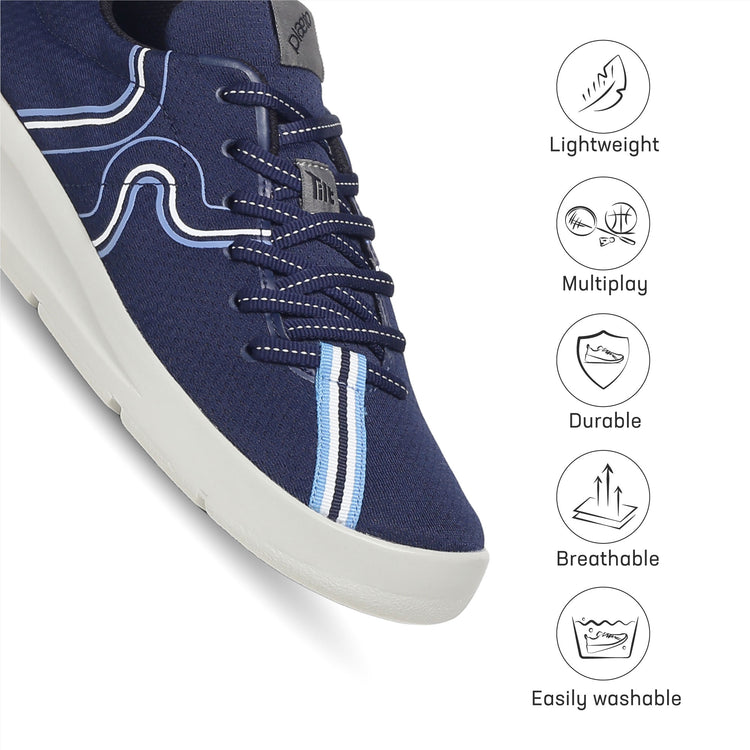Route 44 Men's Multiplay Sneakers - Navy Blue / White