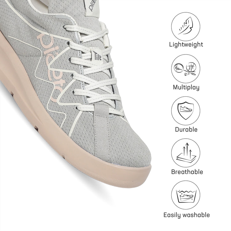 Gully Women's Multiplay Sneakers - Grey / Beige