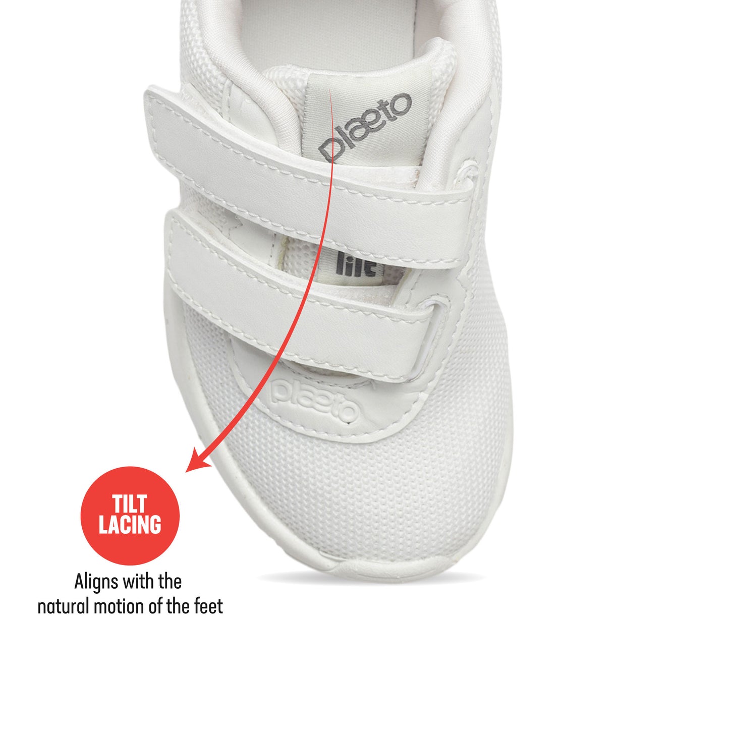 Aspire Multiplay School Shoes (7C - 13C UK) - White