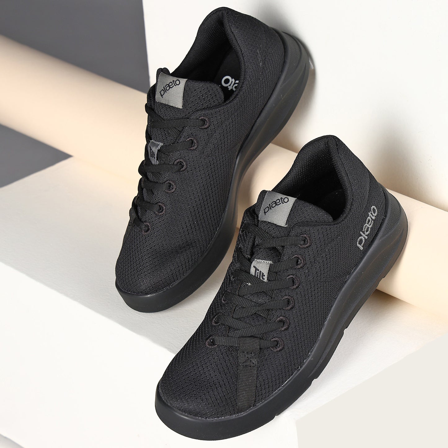 Casual Everyday Air Mesh Sneakers for Women - Classic Black