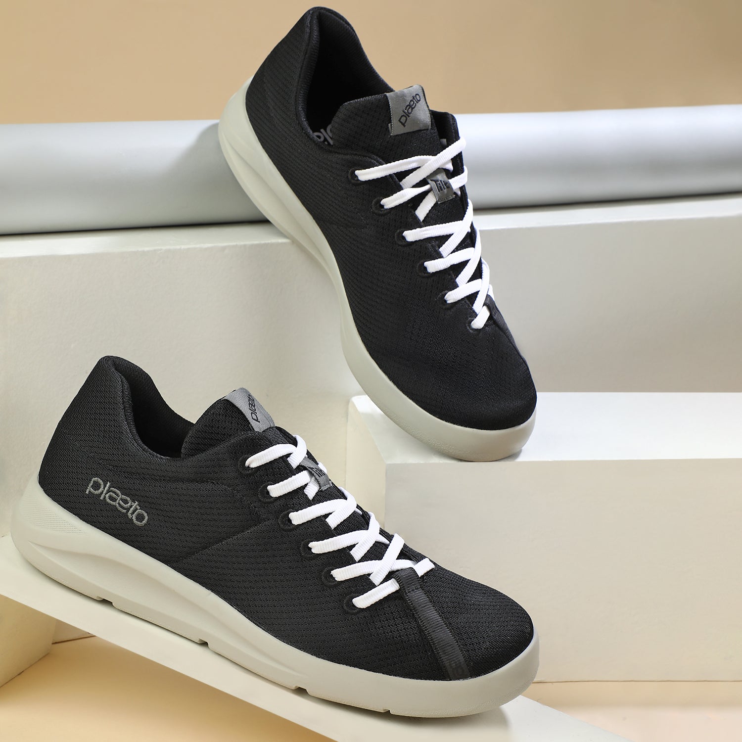 Ace Men's Multiplay Sneakers - Black / Grey – Plaeto