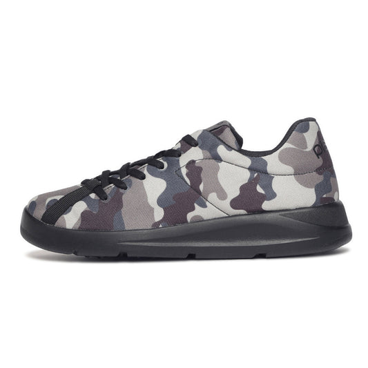 Camo Men's Sports Shoes - Blue / Grey