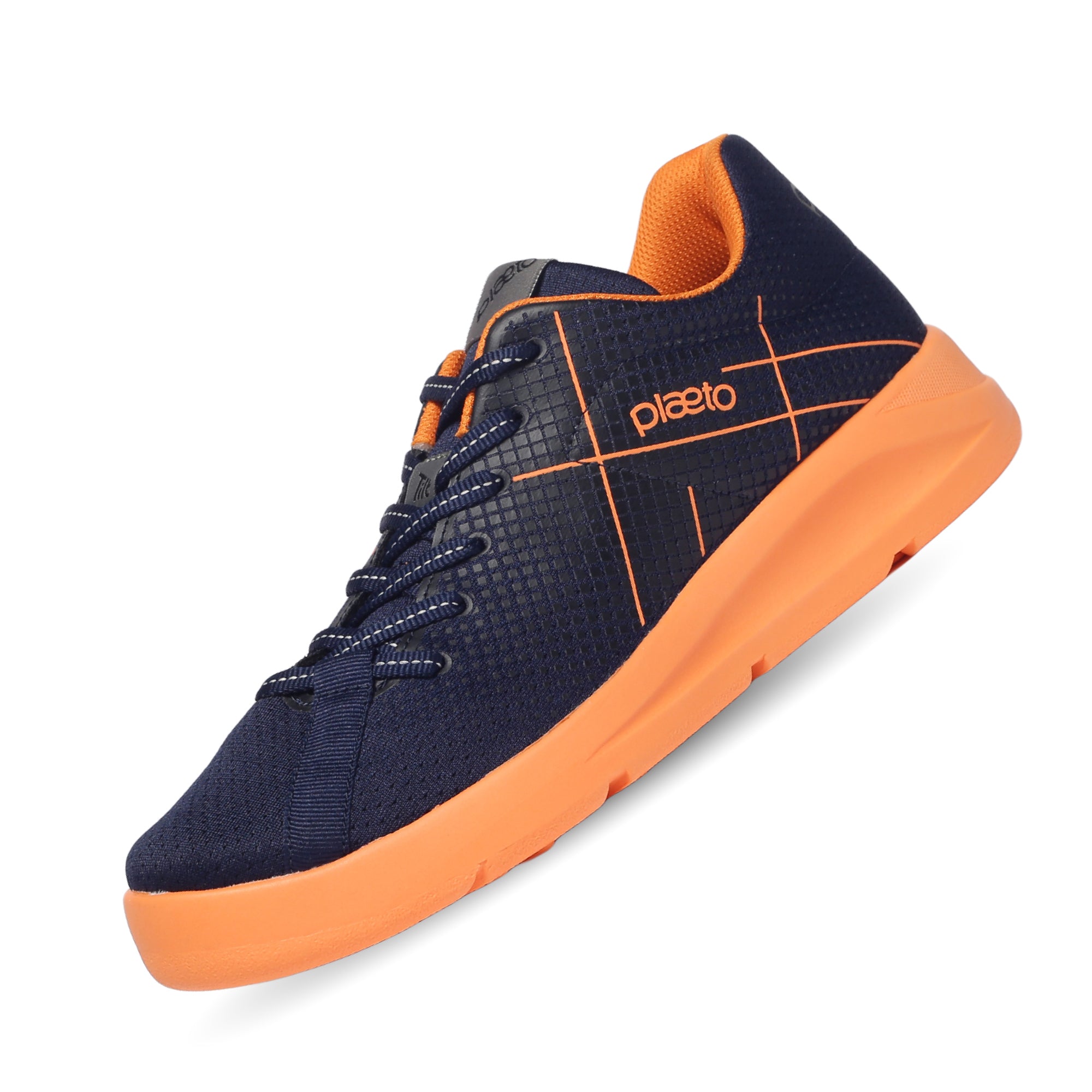 Block 5 Men s Multiplay Sports Shoes Navy Blue Orange