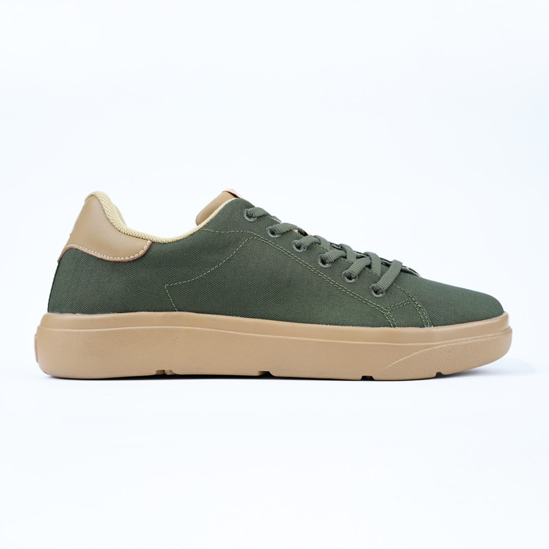 Classic Sneakers for Men - Olive / Honey