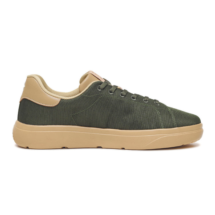 Classic Sneakers for Men - Olive / Honey