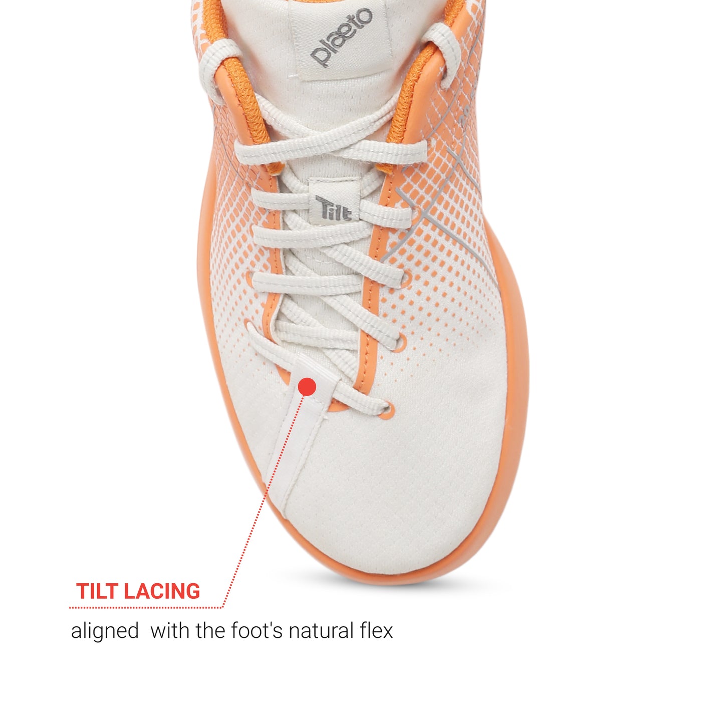 Block 5 Women's Sports Shoes - White / Orange