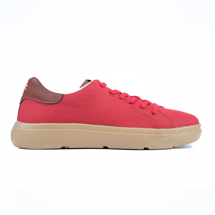 Classic Sneakers for Women - Red / Honey