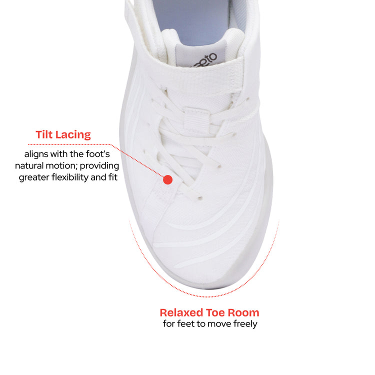 Nova Multiplay School Shoes (1 - 4 UK) - White