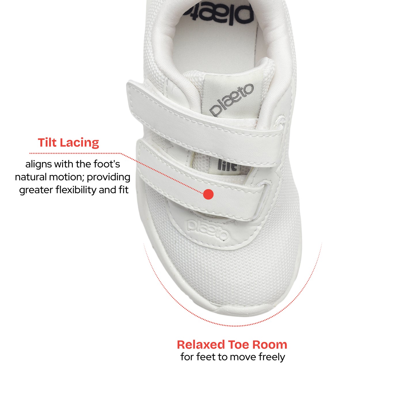 Aspire Multiplay School Shoes (7C - 13C UK) - White