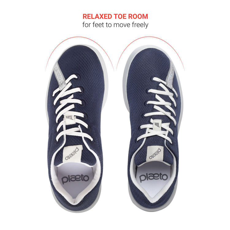 Ace Sports Shoes For Men- Navy Blue / Grey