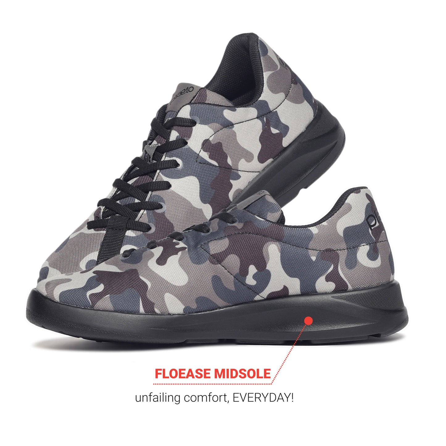 Camo Men's Multiplay Casual Shoes - Blue / Grey