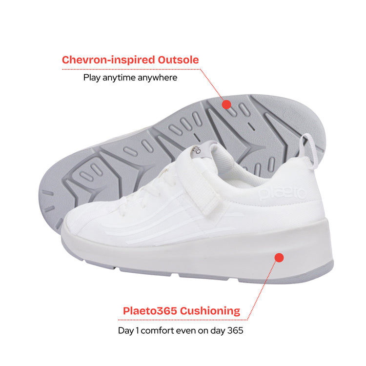 Nova Multiplay School Shoes (1 - 4 UK) - White