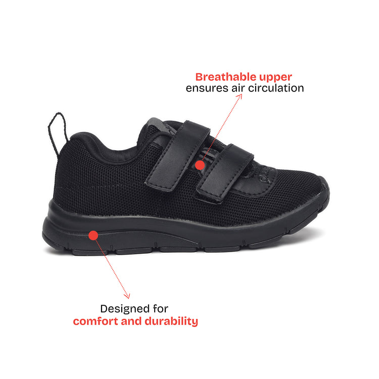 Aspire Multiplay School Shoes (7C - 13C UK) - Black