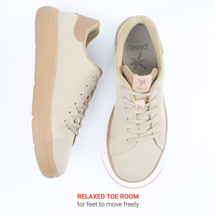 Classic Sneakers for Men - Beige / Honey