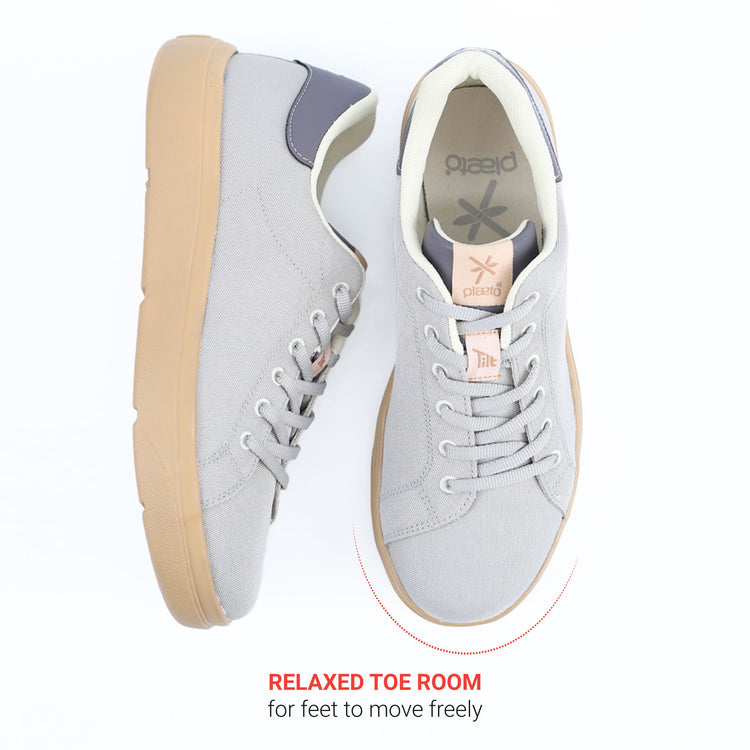 Classic Sneakers for Men - Grey / Honey