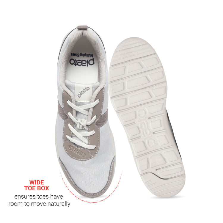 Aspire Leap Men's Sneakers - Grey / White