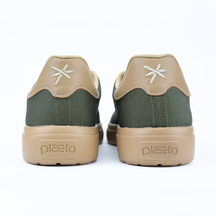 Classic Sneakers for Men - Olive / Honey