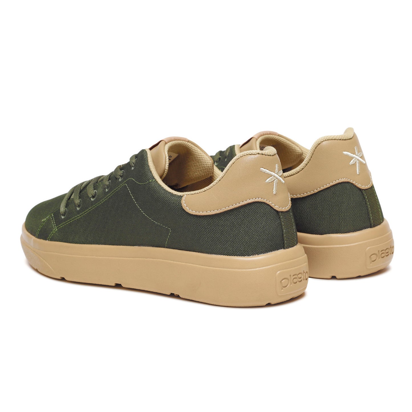 Classic Sneakers for Men - Olive / Honey