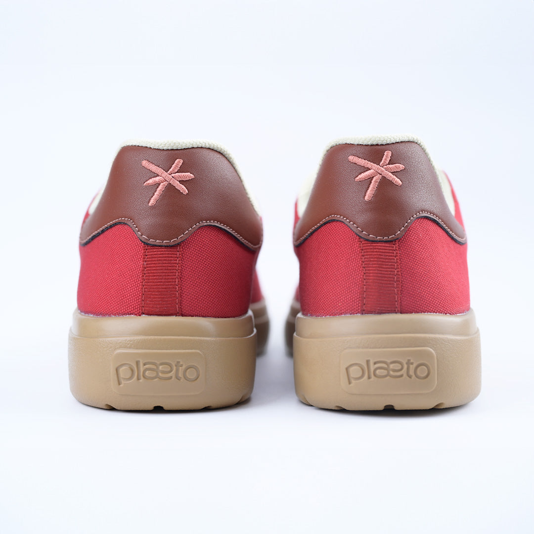 Classic Sneakers for Women - Red / Honey