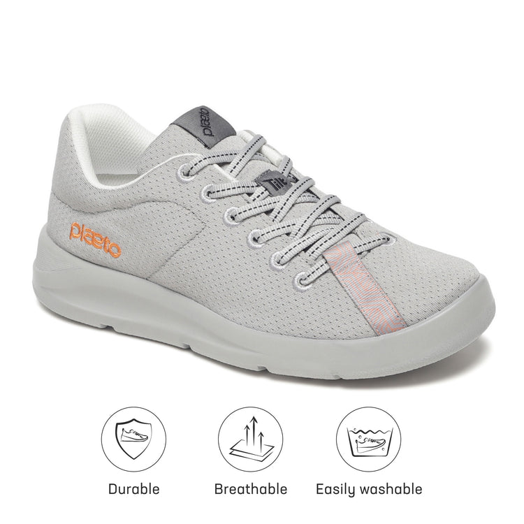 Ace Sports Shoes For Men - Grey / Orange