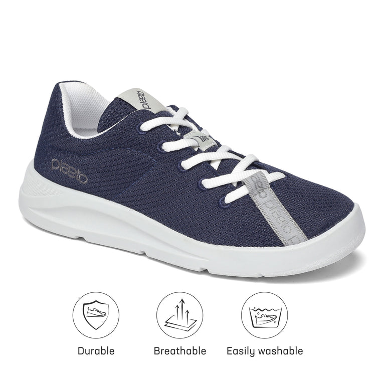 Aura Sports Shoes For Women - Navy Blue / Grey