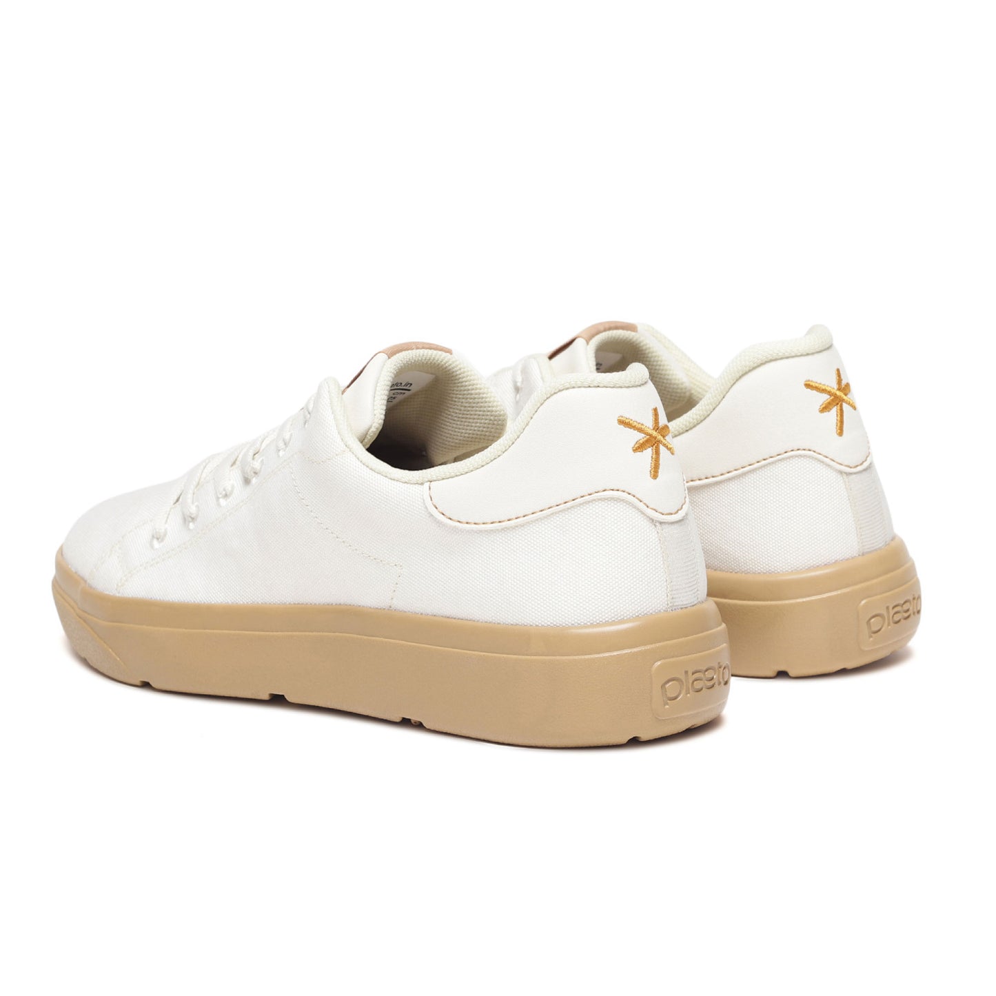 Classic Sneakers for Men - Off White / Honey