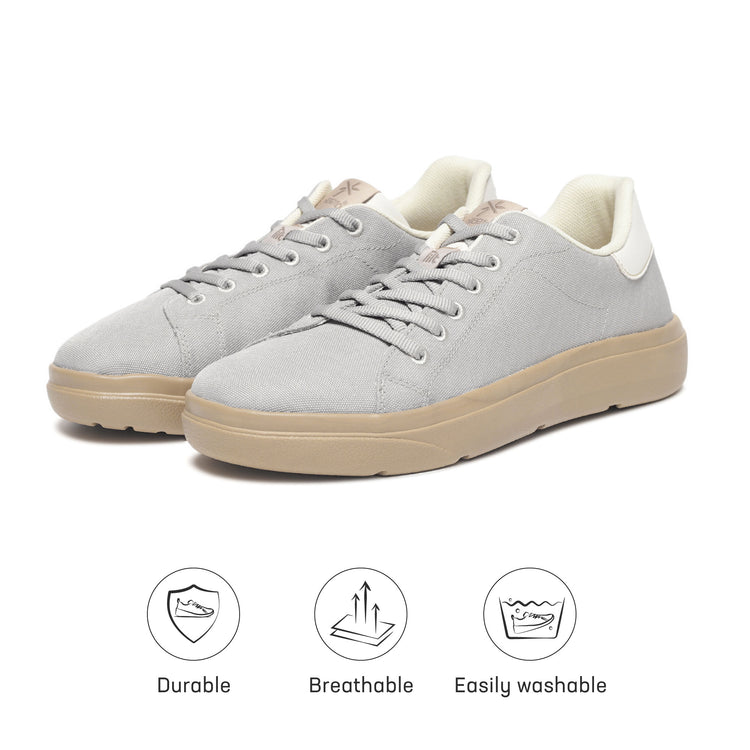 Classic Sneakers for Women - Grey / Honey