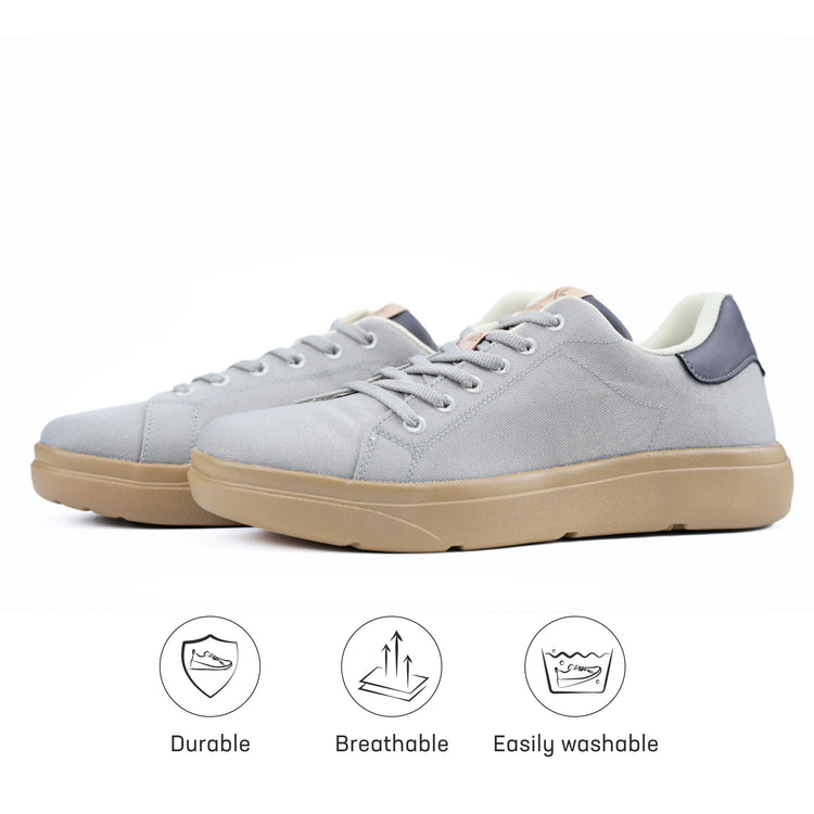 Classic Sneakers for Men - Grey / Honey