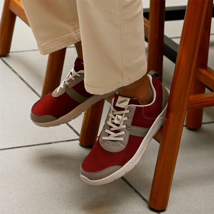 Aspire Leap Men's Sneakers - Brick Red / Fungi