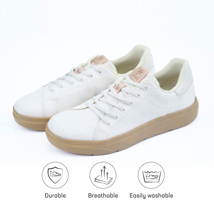 Classic Sneakers for Men - Off White / Honey