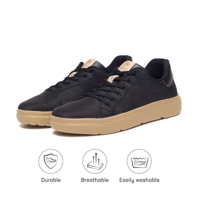 Classic Sneakers for Men - Black / Honey