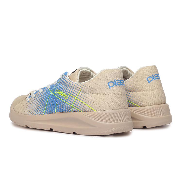 Block 5 Women's Sports Shoes - Beige / Blue