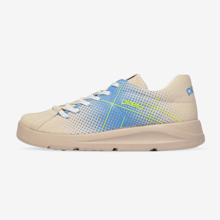 Block 5 Women's Multiplay Sports Shoes - Beige / Blue