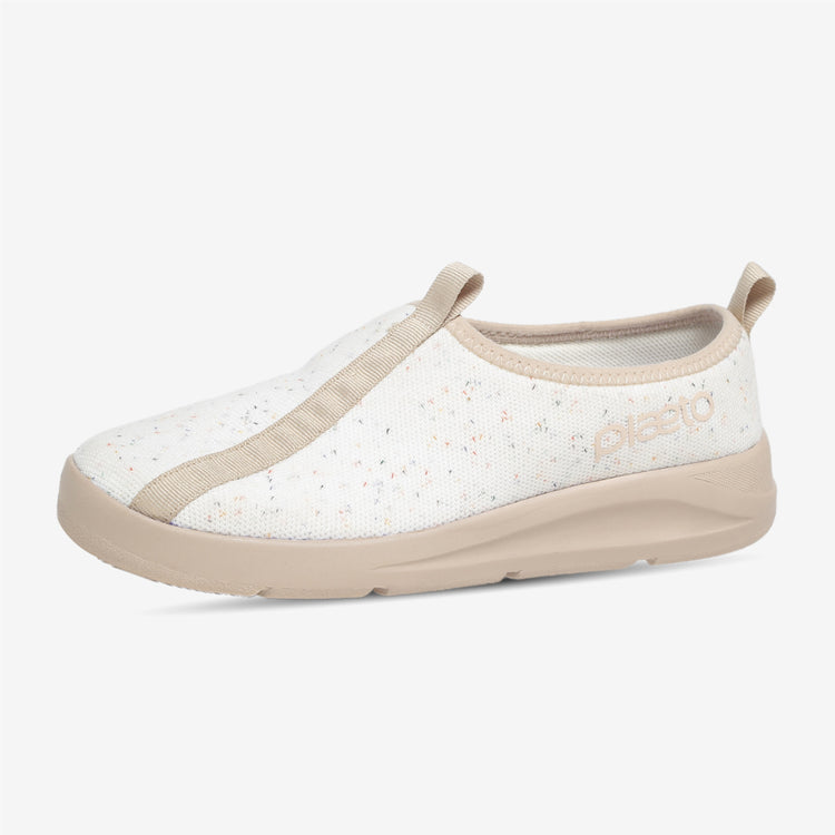 EZPlay Premium Slip Ons for Women - White / Beige