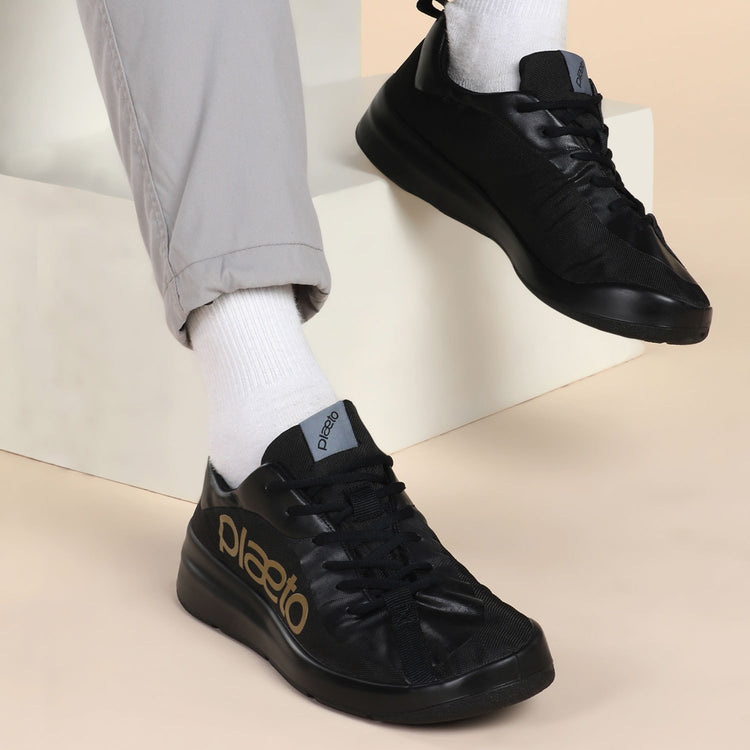 Drift Men's Multiplay Sports Shoes - Black / Gold