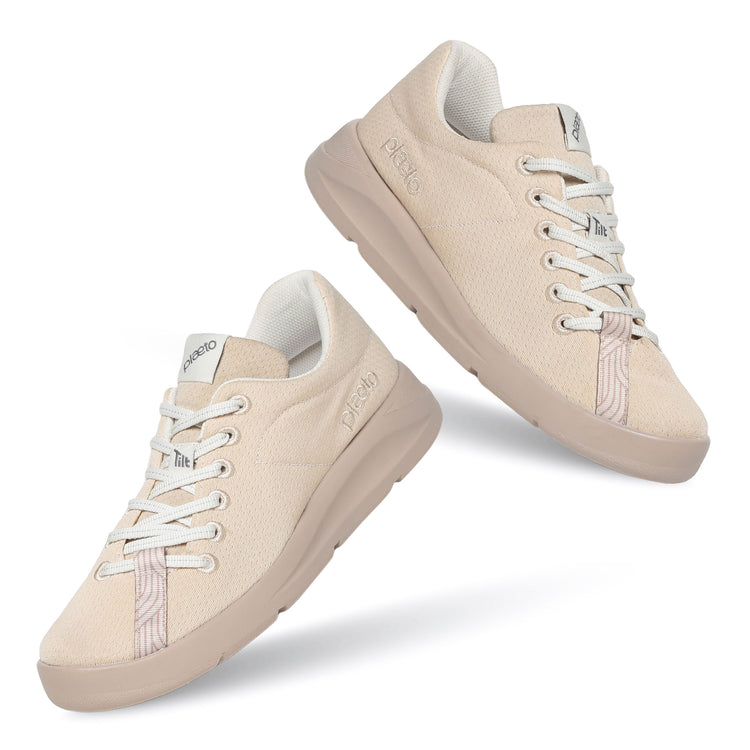 Aura Women's Multiplay Sneakers - Beige / Brown