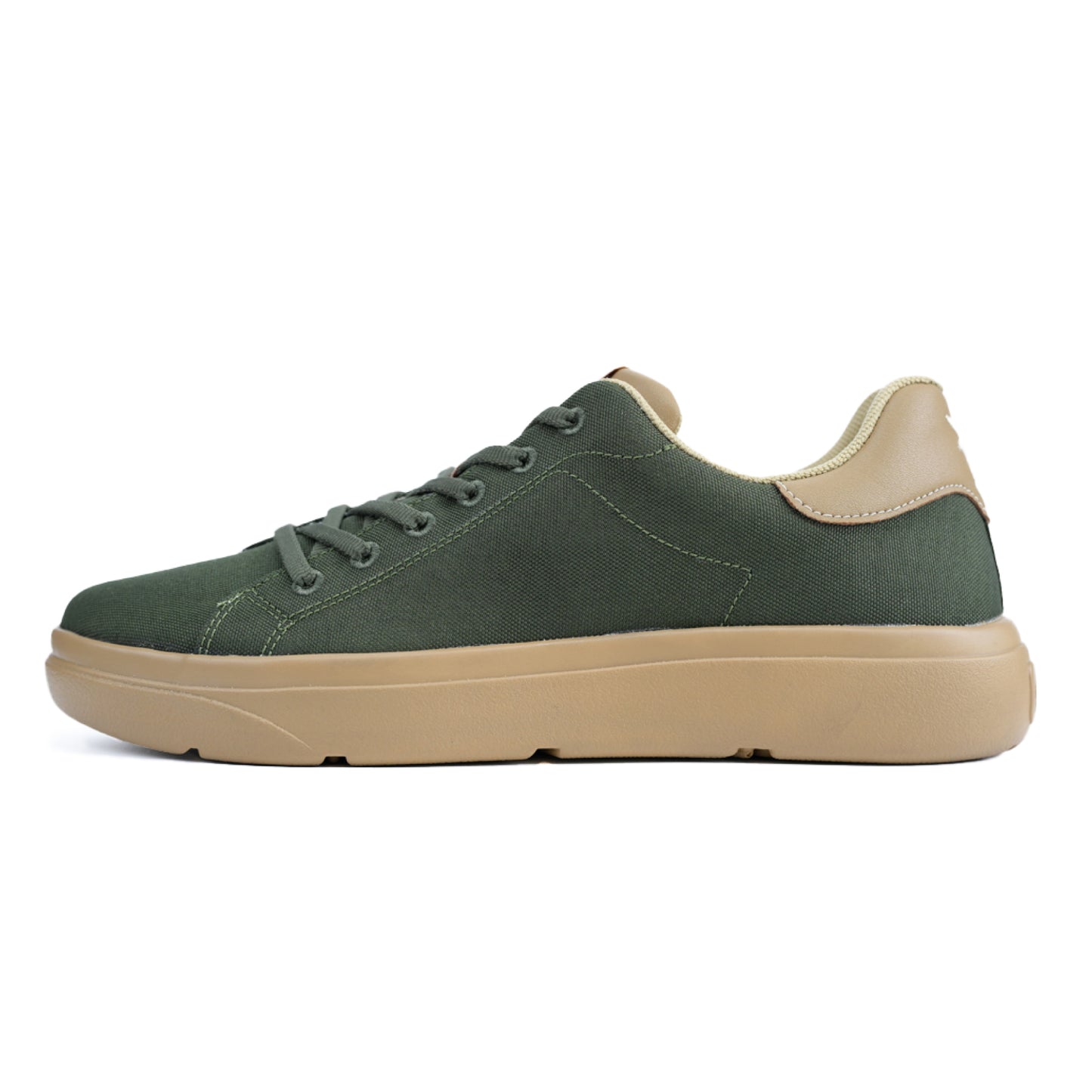 Classic Sneakers for Men - Olive / Honey