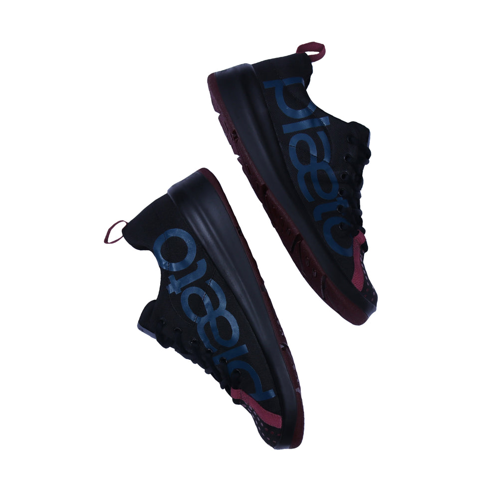 Slam Women's Sports Shoes - Black / Burgundy