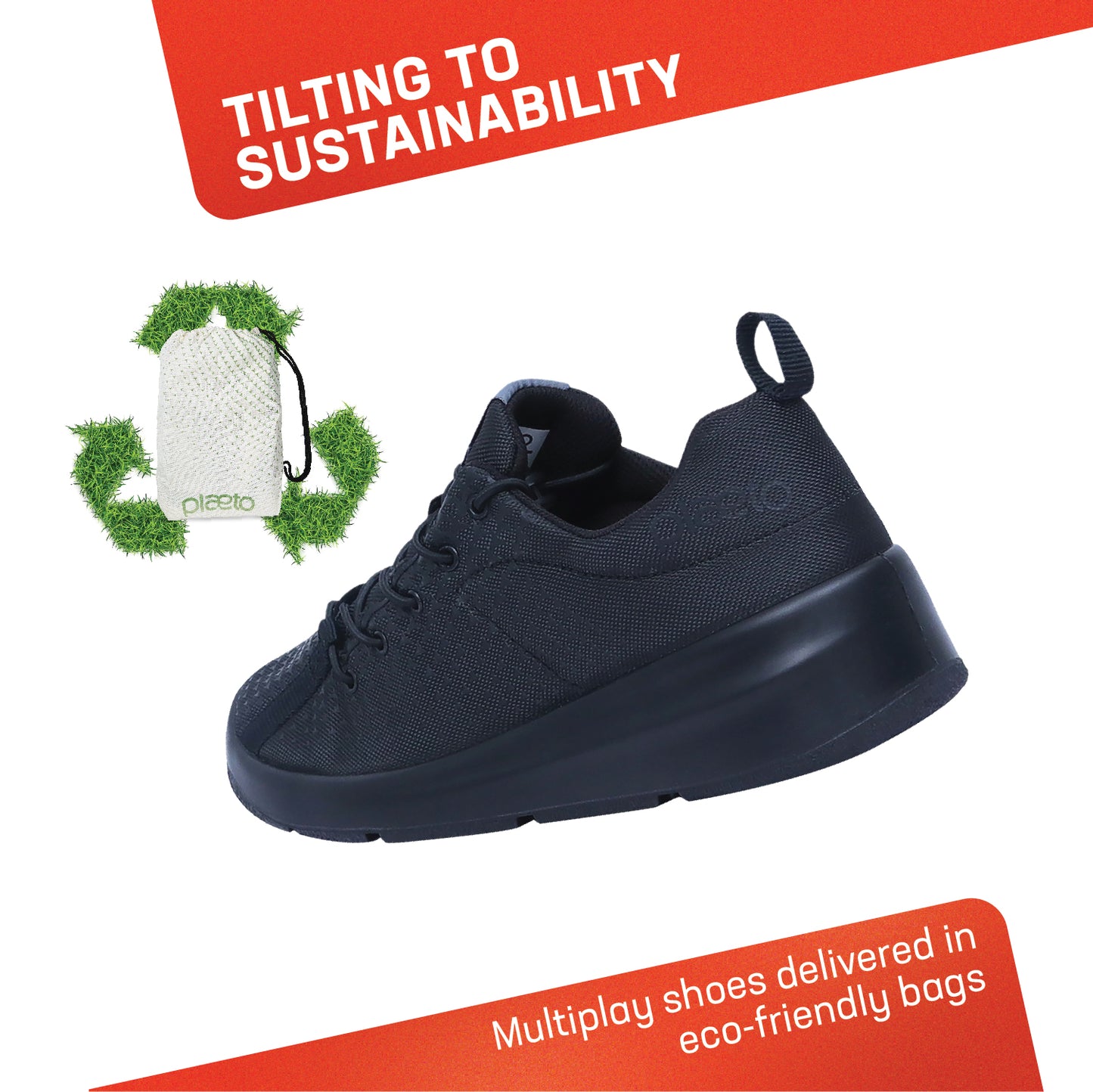 Multiplay Kids Sports Shoes - Black