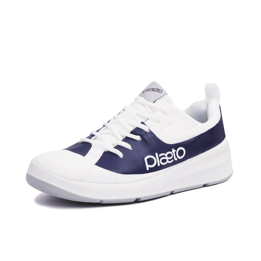 Glide Men's Multiplay Sports Shoes - White / Navy Blue