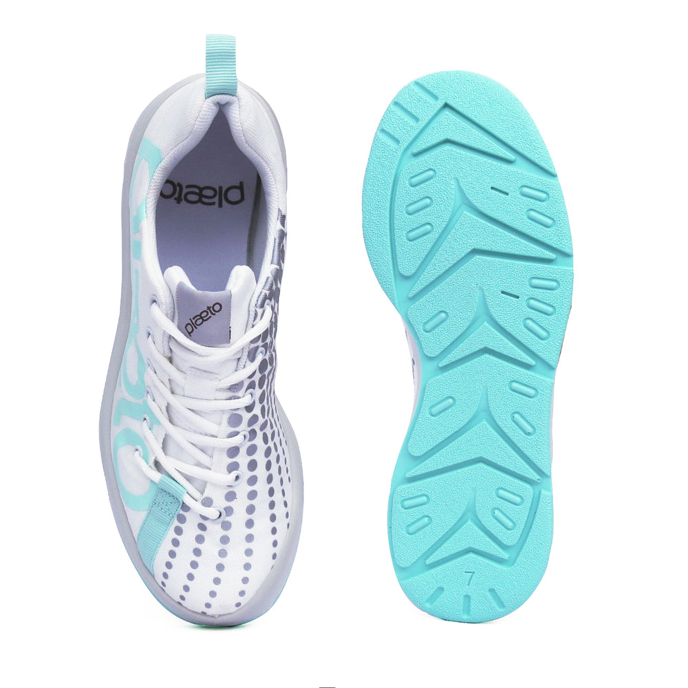 Slam Women's Sports Shoes - White / Mint
